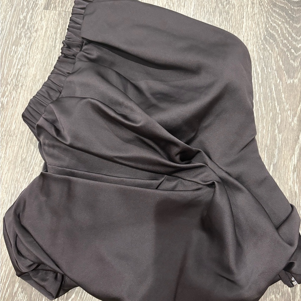 Zara Brown One Shoulder A/W 2023 Collection 14 Top Size S